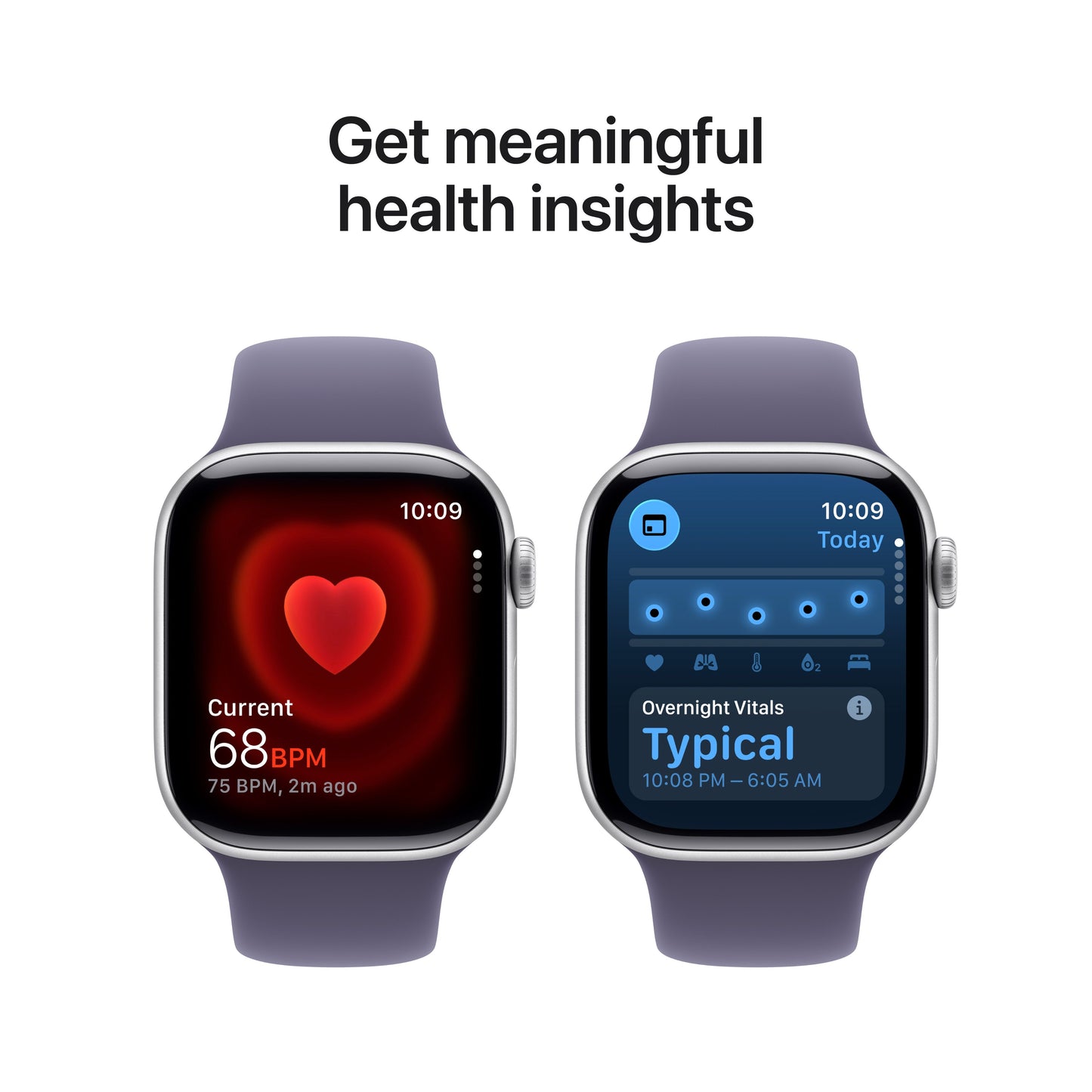 Apple Watch Series 11 GPS + Cellular 42mm Silver Aluminium Case with Purple Fog Sport Band - M/L - iSTYLE.rs
