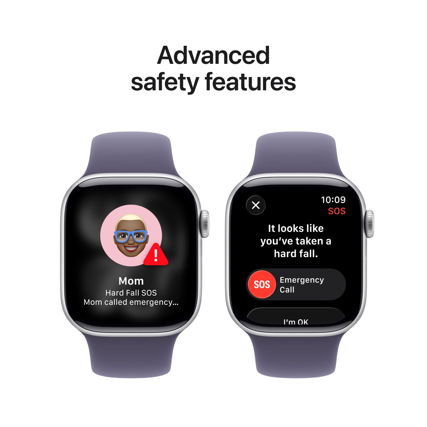 Apple Watch Series 11 GPS + Cellular 42mm Silver Aluminium Case with Purple Fog Sport Band - M/L - iSTYLE.rs