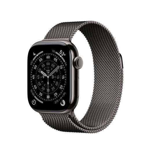 Apple Watch Series 11 GPS + Cellular 42mm Slate Titanium Case with Slate Milanese Loop - iSTYLE.rs