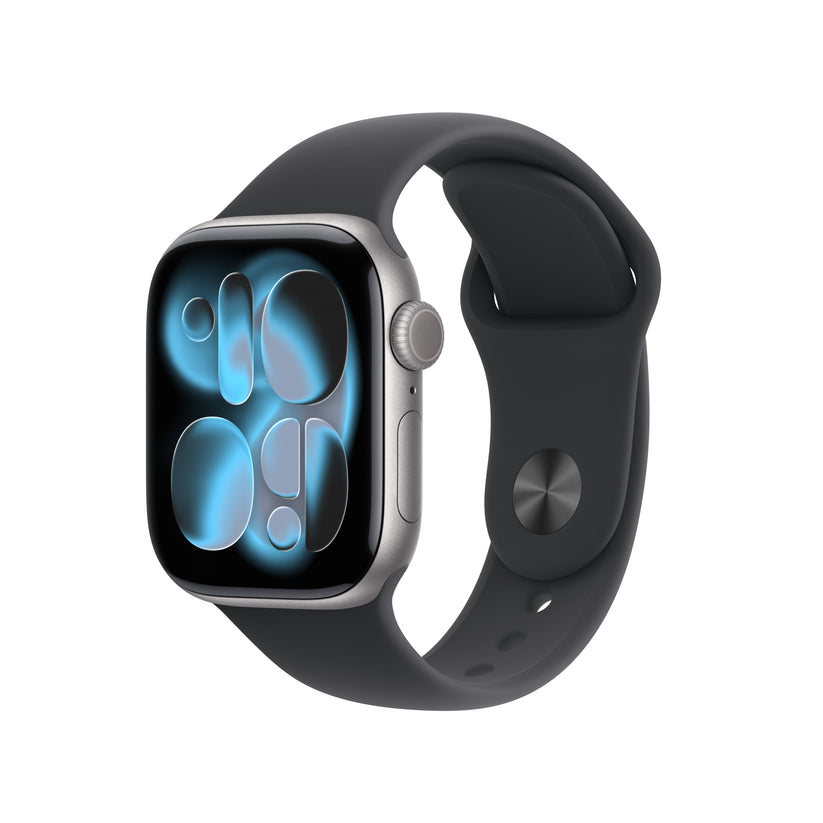 Apple Watch Series 11 GPS + Cellular 42mm Space Grey Aluminium Case with Black Sport Band - S/M - iSTYLE.rs