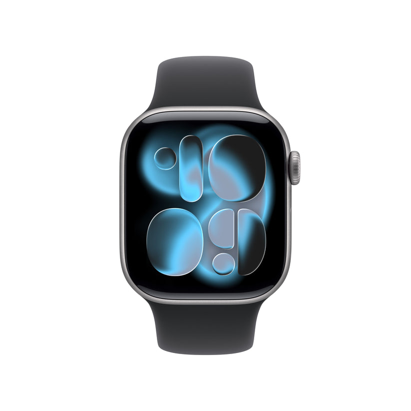 Apple Watch Series 11 GPS + Cellular 42mm Space Grey Aluminium Case with Black Sport Band - M/L - iSTYLE.rs
