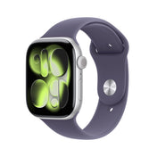 Apple Watch Series 11 GPS 46mm Silver Aluminium Case with Purple Fog Sport Band - S/M - iSTYLE RS