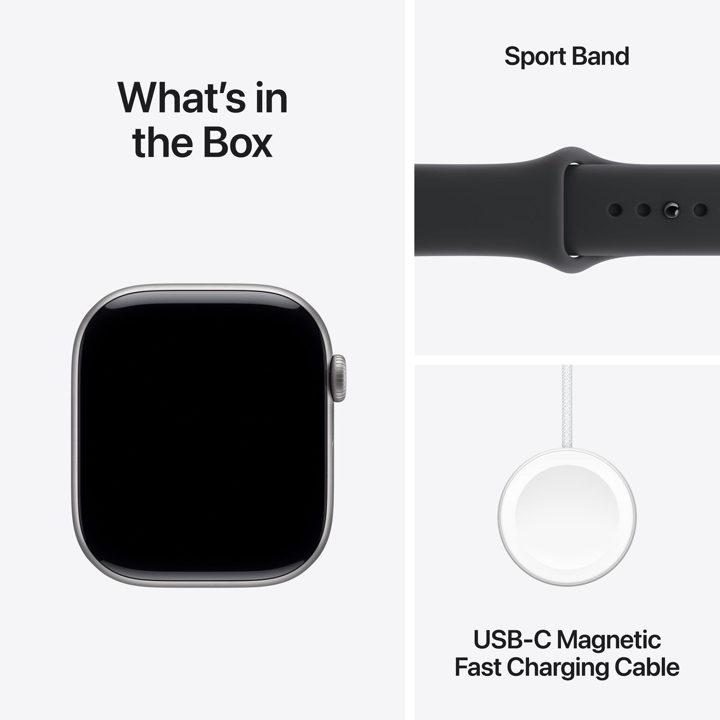 Apple Watch Series 11 GPS 46mm Space Grey Aluminium Case with Black Sport Band - S/M - iSTYLE RS