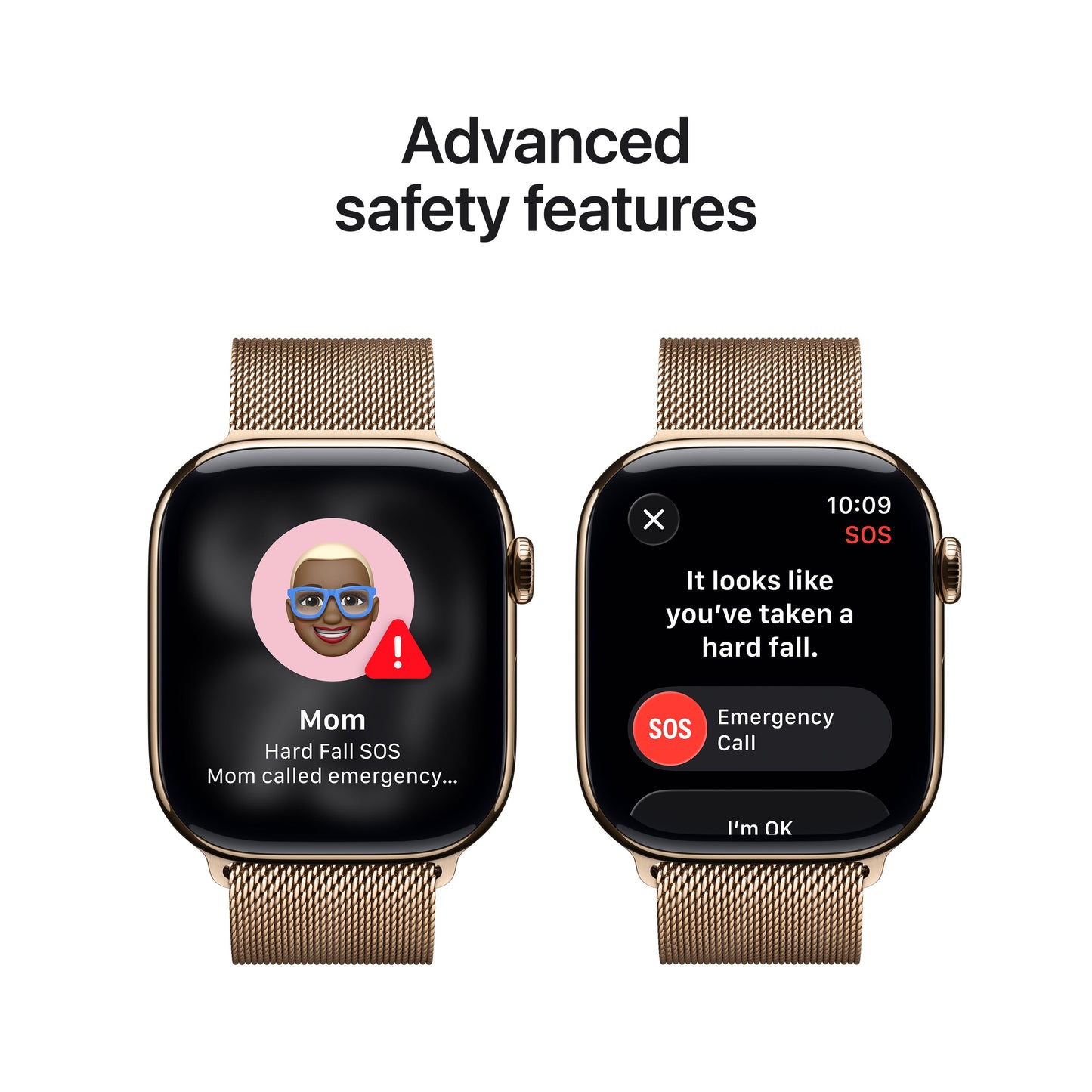 Apple Watch Series 11 GPS + Cellular 46mm Gold Titanium Case with Gold Milanese Loop - S/M - iSTYLE.rs