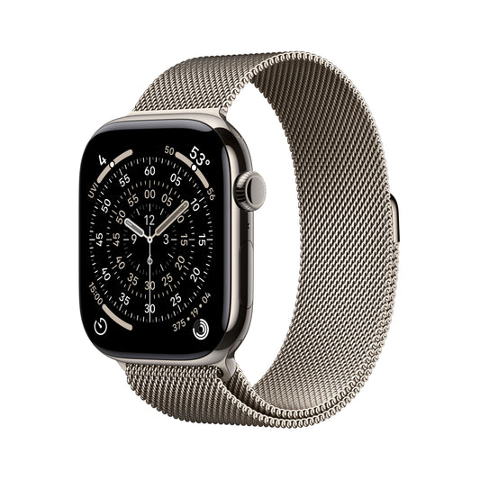 Apple Watch Series 11 GPS + Cellular 46mm Natural Titanium Case with Natural Milanese Loop - M/L - iSTYLE.rs
