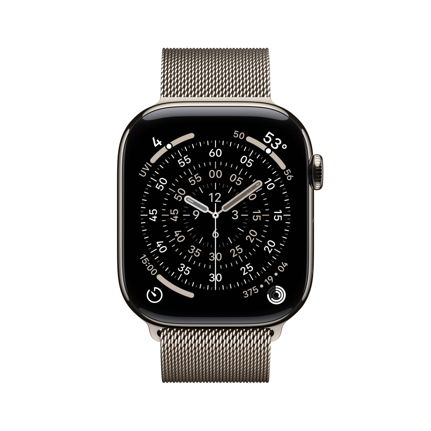 Apple Watch Series 11 GPS + Cellular 46mm Natural Titanium Case with Natural Milanese Loop - M/L - iSTYLE.rs