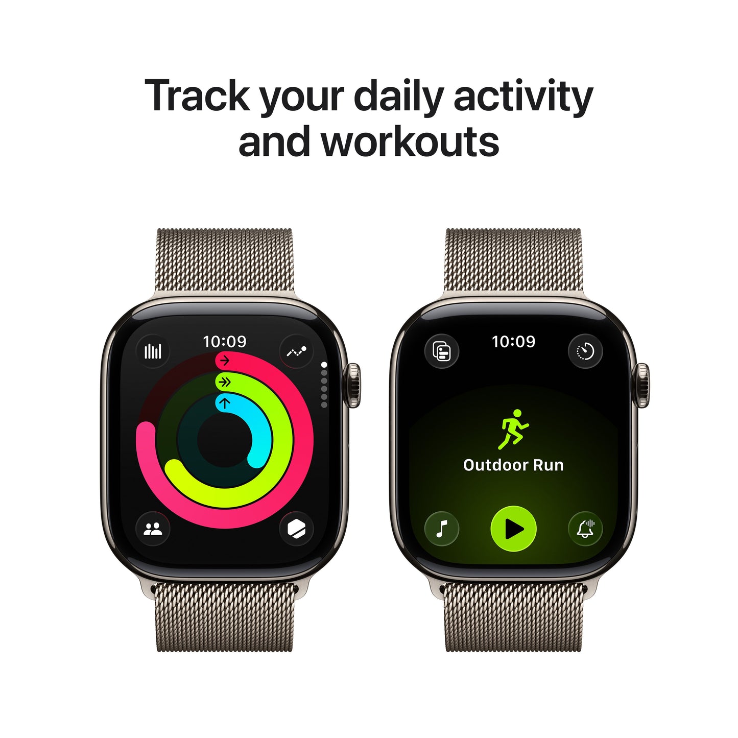 Apple Watch Series 11 GPS + Cellular 46mm Natural Titanium Case with Natural Milanese Loop - M/L - iSTYLE.rs