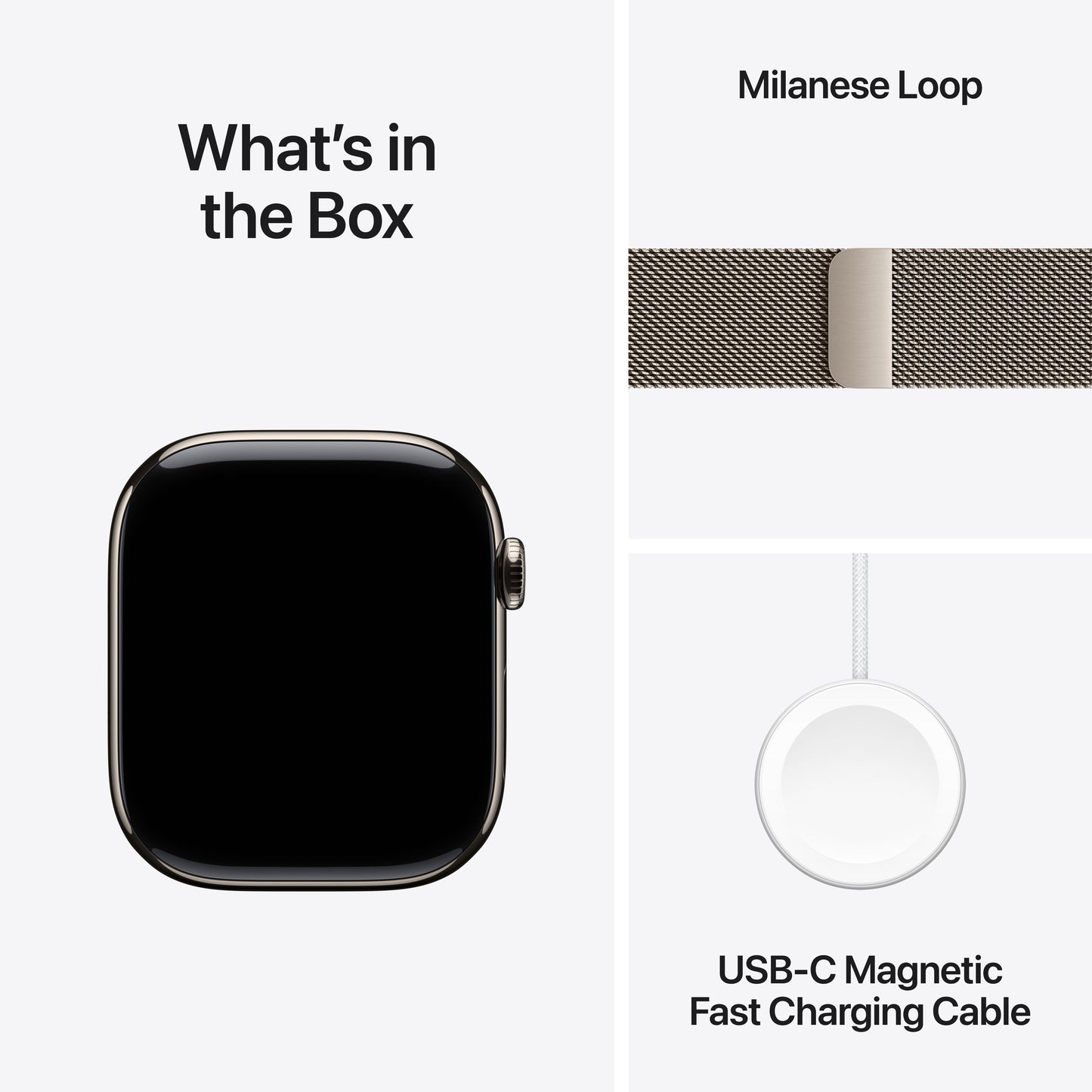 Apple Watch Series 11 GPS + Cellular 46mm Natural Titanium Case with Natural Milanese Loop - S/M - iSTYLE.rs