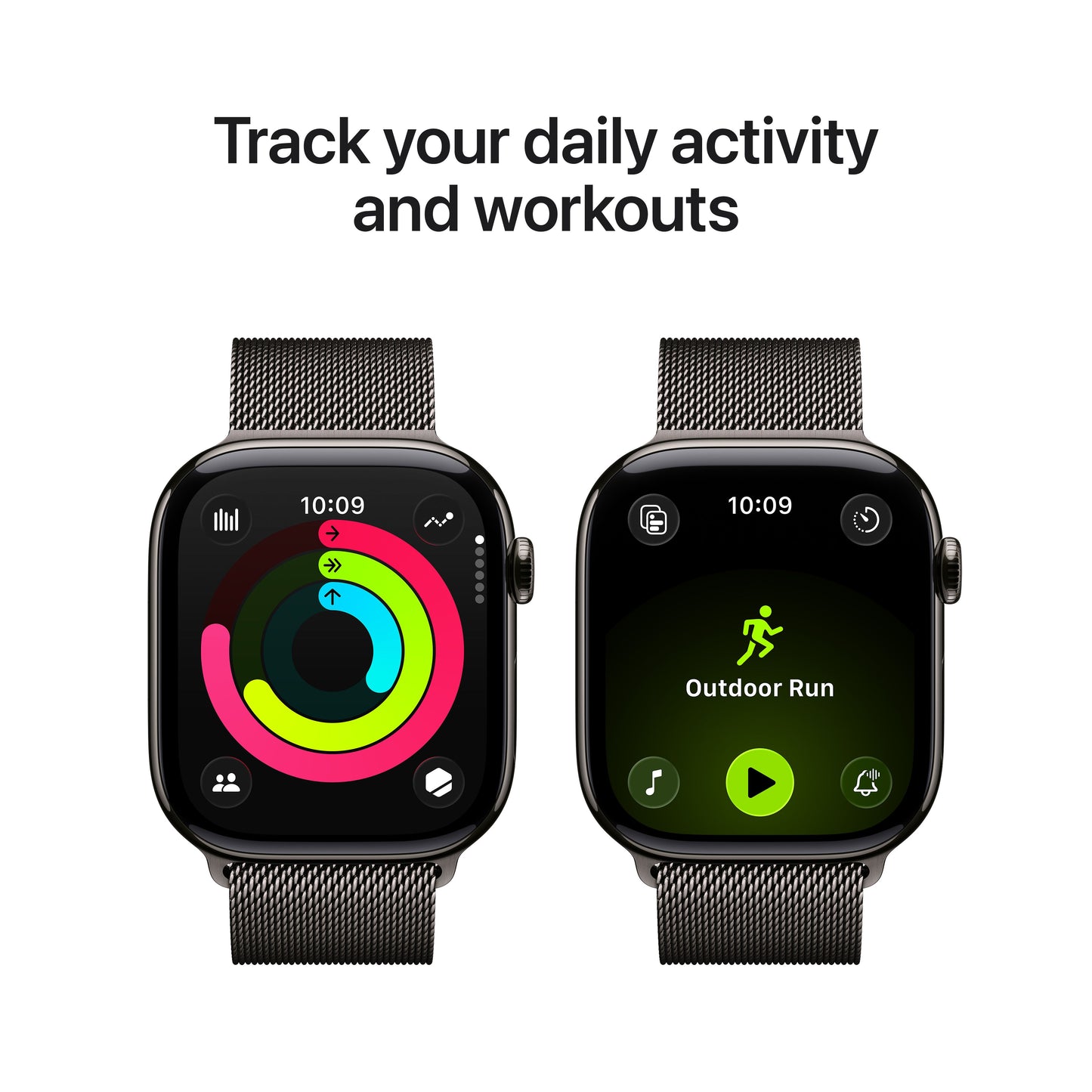 Apple Watch Series 11 GPS + Cellular 46mm Slate Titanium Case with Slate Milanese Loop - M/L - iSTYLE.rs