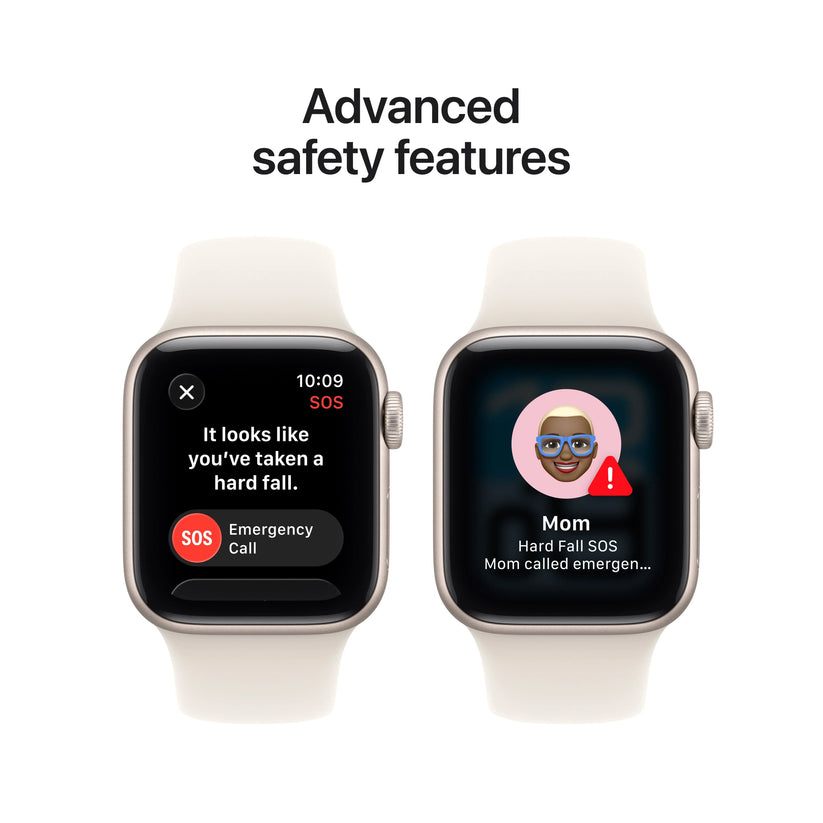 Apple Watch SE 3 GPS 40mm Starlight Aluminium Case with Starlight Sport Band - M/L - iSTYLE RS