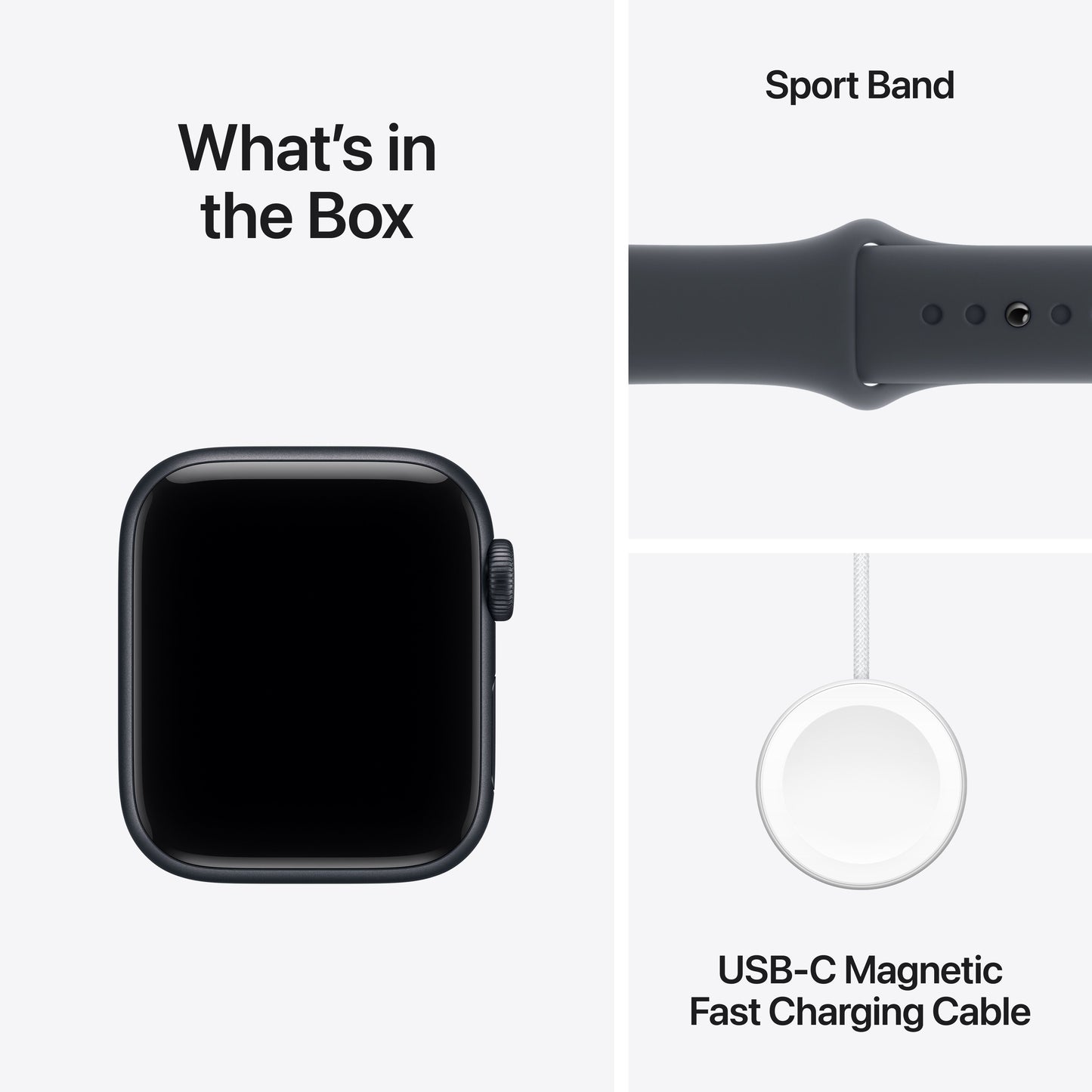 Apple Watch SE 3 GPS + Cellular 40mm Midnight Aluminium Case with Midnight Sport Band - S/M - iSTYLE.rs