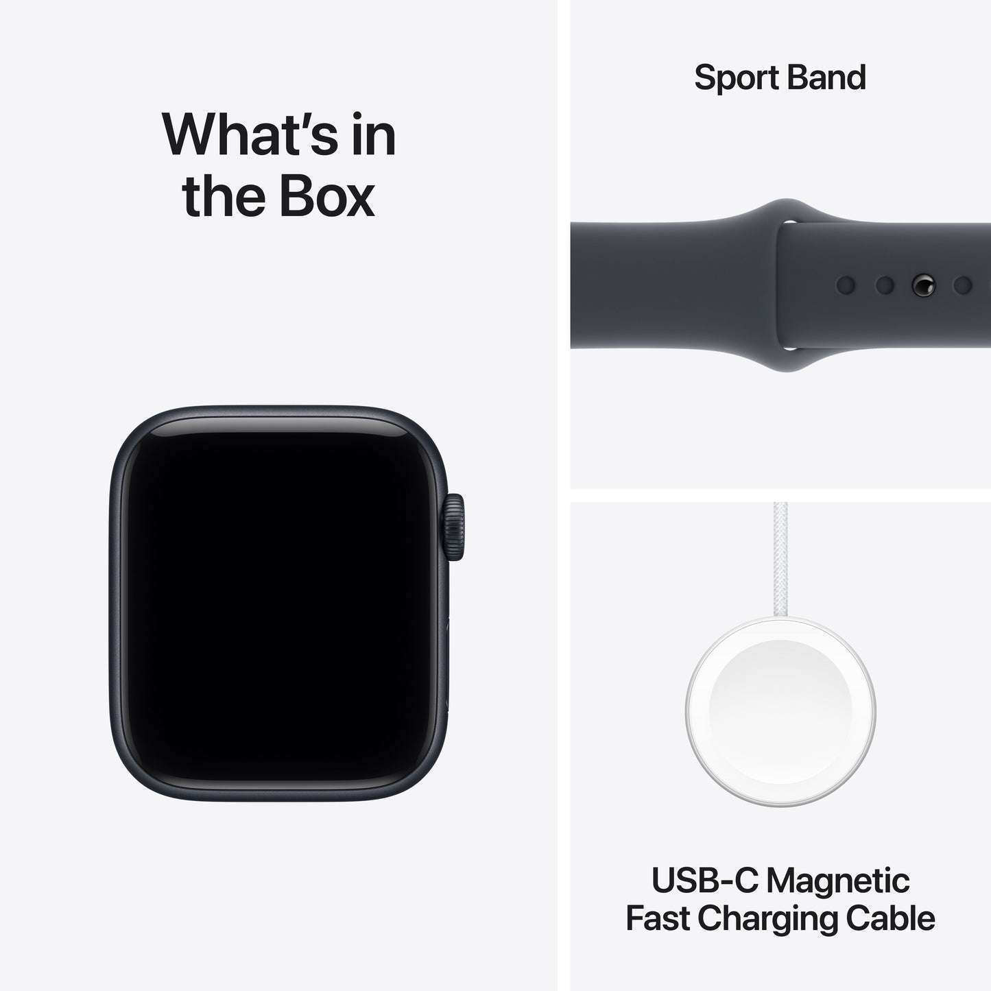 Apple Watch SE 3 GPS + Cellular 44mm Midnight Aluminium Case with Midnight Sport Band - S/M - iSTYLE.rs