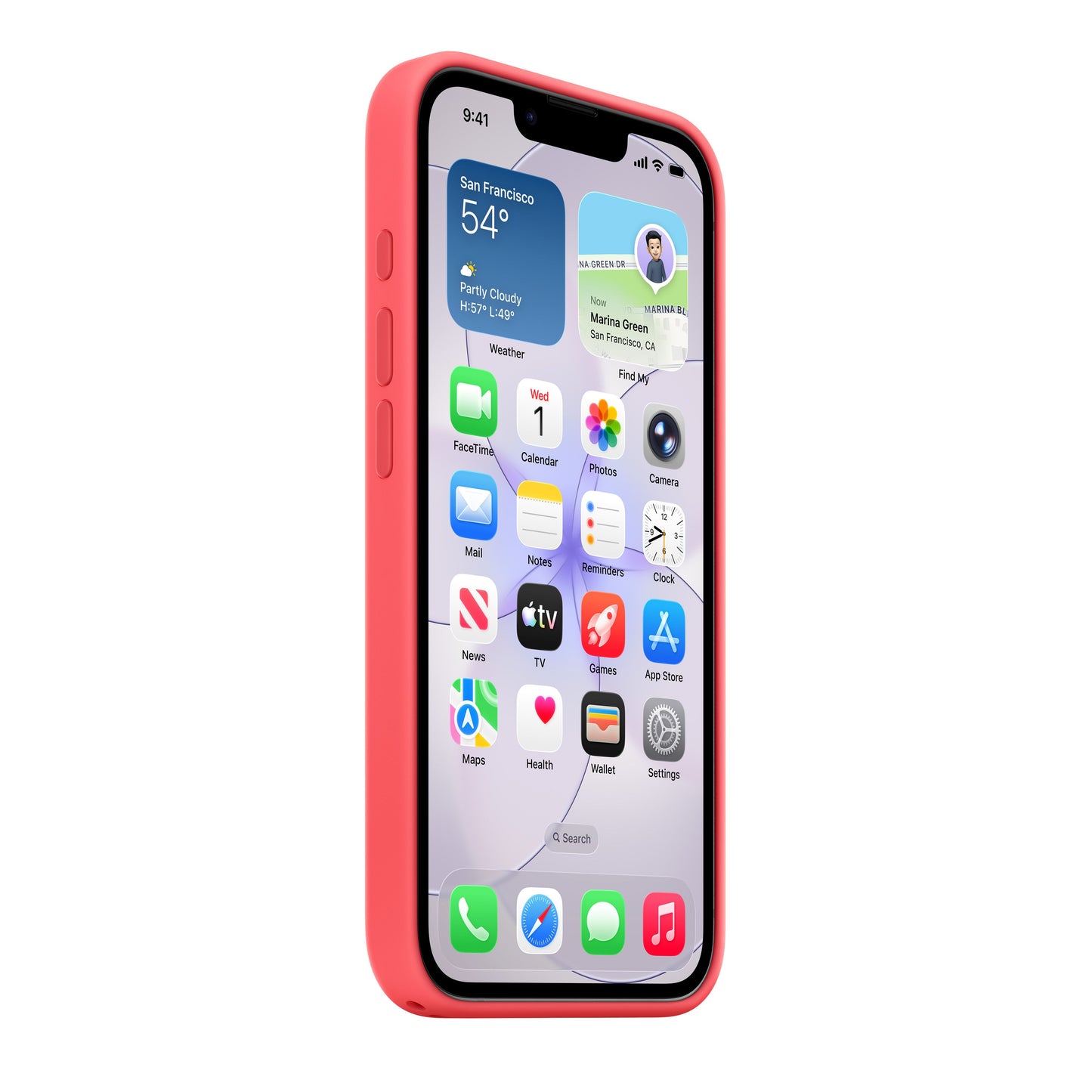 iPhone 17e Silicone Case with MagSafe – Bright Guava - iSTYLE.rs
