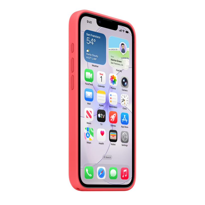 iPhone 17e Silicone Case with MagSafe – Bright Guava - iSTYLE.rs