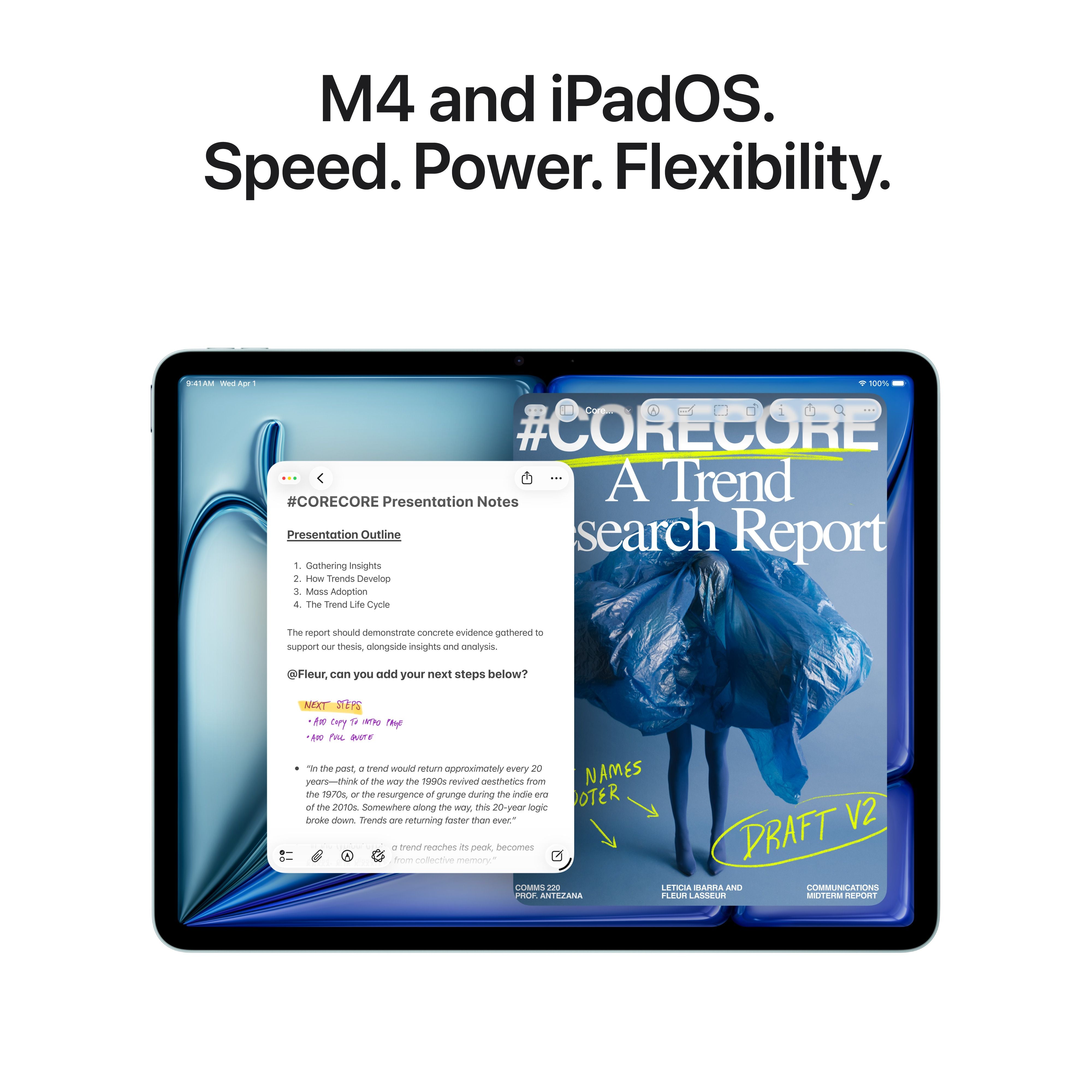 13-inch iPad Air Wi-Fi 256GB - Blue (M4) – iSTYLE.rs
