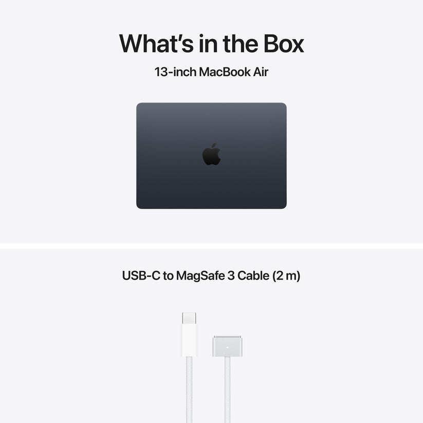 13-inch MacBook Air: Apple M5 chip with 10-core CPU and 10-core GPU, 1TB SSD - Midnight - iSTYLE.rs