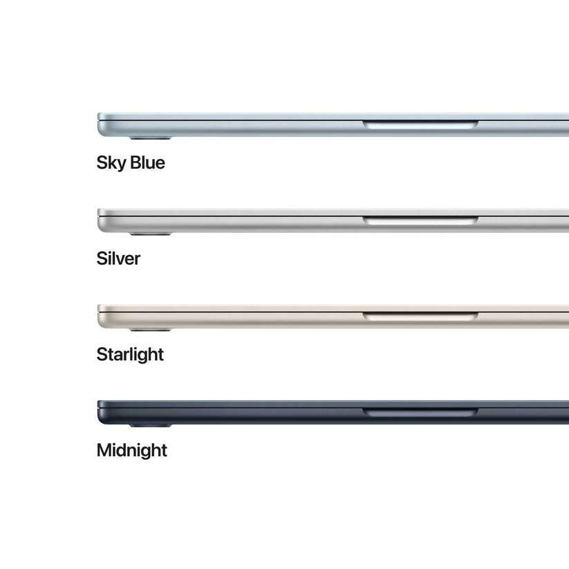 13-inčni MacBook Air: Apple M5 čip sa 10-jezgarnim CPU-om i 10-jezgarnim GPU-om, 2TB SSD, 16GB RAM, International English (QWERTY) - Sky Blue CTO