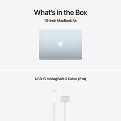 13-inčni MacBook Air: Apple M5 čip sa 10-jezgarnim CPU-om i 10-jezgarnim GPU-om, 2TB SSD, 16GB RAM, International English (QWERTY) - Sky Blue CTO
