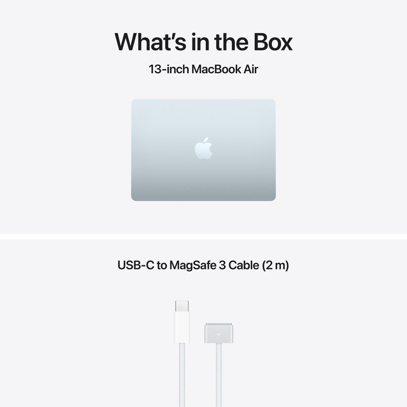 13-inčni MacBook Air: Apple M5 čip sa 10-jezgarnim CPU-om i 10-jezgarnim GPU-om, 4TB SSD, 16GB RAM, Serbian (QWERTY) - Sky Blue CTO