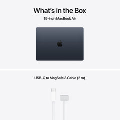 15-inch MacBook Air: Apple M5 chip with 10-core CPU and 10-core GPU, 512GB SSD - Midnight - iSTYLE.rs