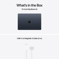 15-inch MacBook Air: Apple M5 chip with 10-core CPU and 10-core GPU, 1TB SSD - Midnight - iSTYLE.rs