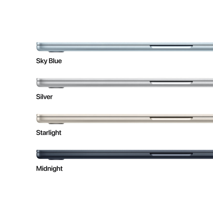 15-inčni MacBook Air: Apple M5 sa 10-jezgarnim CPU-om i 10-jezgarnim GPU-om, 2TB SSD, 16GB RAM, International English (QWERTY) - Silver CTO