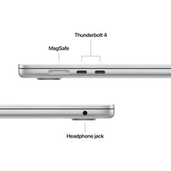 15-inch MacBook Air: Apple M5 chip with 10-core CPU and 10-core GPU, 512GB SSD - Silver - iSTYLE.rs