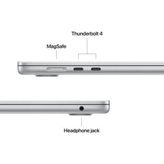 15-inčni MacBook Air: Apple M5 sa 10-jezgarnim CPU-om i 10-jezgarnim GPU-om, 2TB SSD, 16GB RAM, International English (QWERTY) - Silver CTO