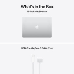 15-inčni MacBook Air: Apple M5 sa 10-jezgarnim CPU-om i 10-jezgarnim GPU-om, 2TB SSD, 16GB RAM, International English (QWERTY) - Silver CTO