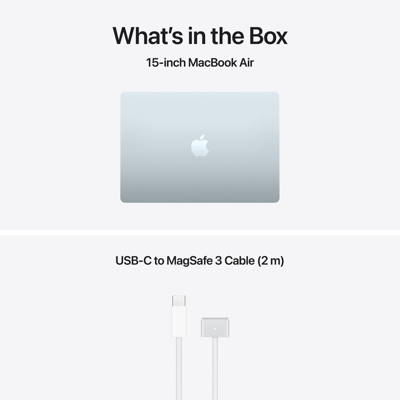 15-inch MacBook Air: Apple M5 chip with 10-core CPU and 10-core GPU, 512GB SSD - Sky Blue - iSTYLE.rs