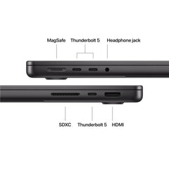 14-inch MacBook Pro: Apple M5 Pro chip with 15-core CPU and 16-core GPU, 2TB SSD - Space Black - iSTYLE.rs