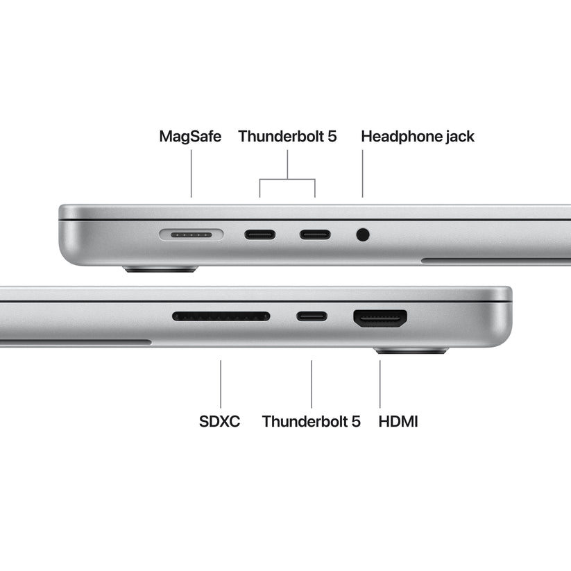 16-inch MacBook Pro: Apple M5 Max chip with 18-core CPU and 40-core GPU, 2TB SSD - Silver - iSTYLE.rs