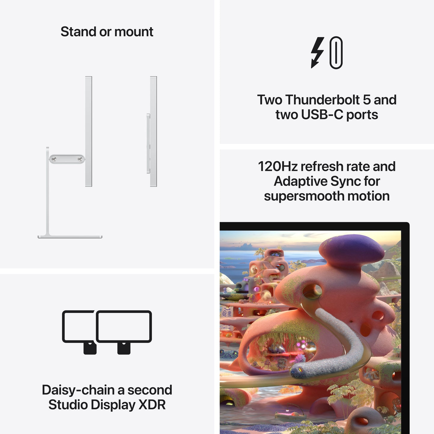 Studio Display XDR - Nano-texture glass - Tilt- and height-adjustable stand - iSTYLE.rs