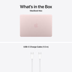 13-inch MacBook Neo: Apple A18 Pro chip with 6‑core CPU and 5‑core GPU, Magic Keyboard with Touch ID, 512GB SSD - Blush - iSTYLE.rs