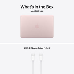 13-inch MacBook Neo: Apple A18 Pro chip with 6‑core CPU and 5‑core GPU, Magic Keyboard with Touch ID, 512GB SSD - Blush - iSTYLE.rs