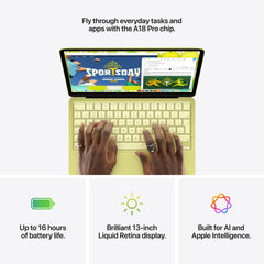 13-inch MacBook Neo: Apple A18 Pro chip with 6‑core CPU and 5‑core GPU, Magic Keyboard with Touch ID, 512GB SSD - Indigo - iSTYLE.rs