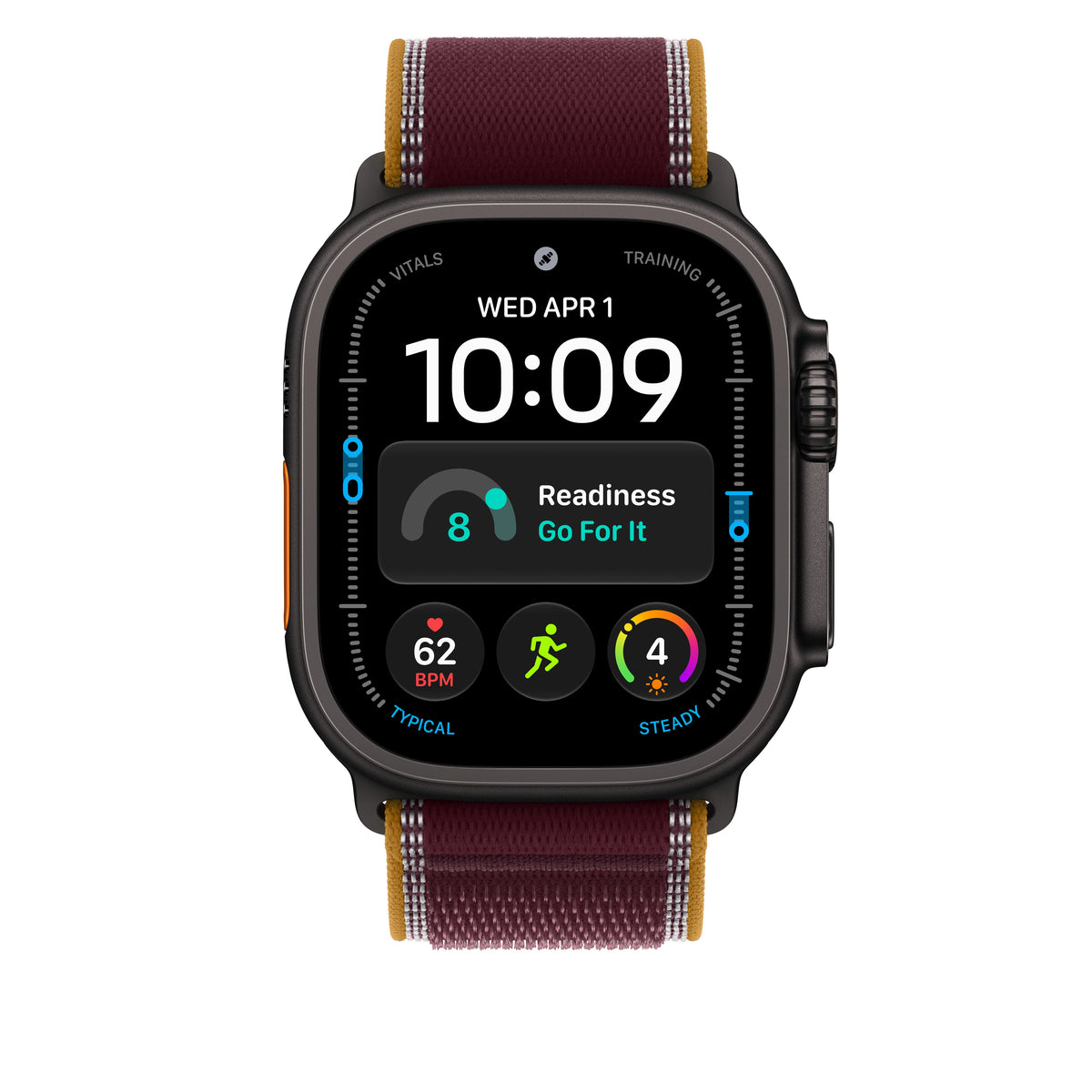 49mm Burgundy Trail Loop - S/M - Black Titanium Finish - iSTYLE.rs