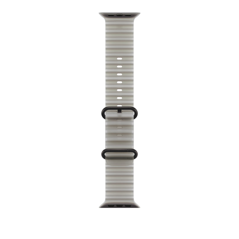 49mm Translucent Grey Ocean Band - Black Titanium Finish - iSTYLE.rs