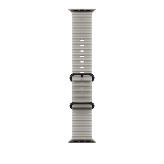 49mm Translucent Grey Ocean Band - Black Titanium Finish - iSTYLE.rs