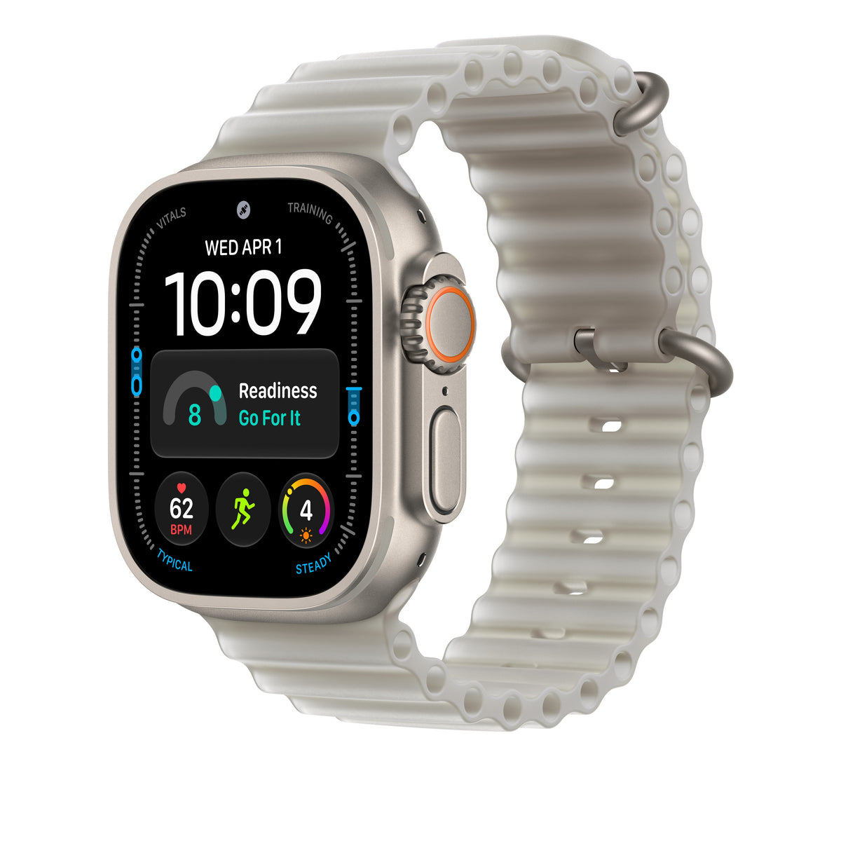 49mm Translucent Grey Ocean Band - Black Titanium Finish - iSTYLE.rs
