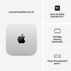Mac mini M5 Pro sa 18-jezgarnim CPU-om i 20-jezgarnim GPU-om, 48GB SSD, 512GB RAM, 2,5 Gigabit Ethernet - Silver CTO