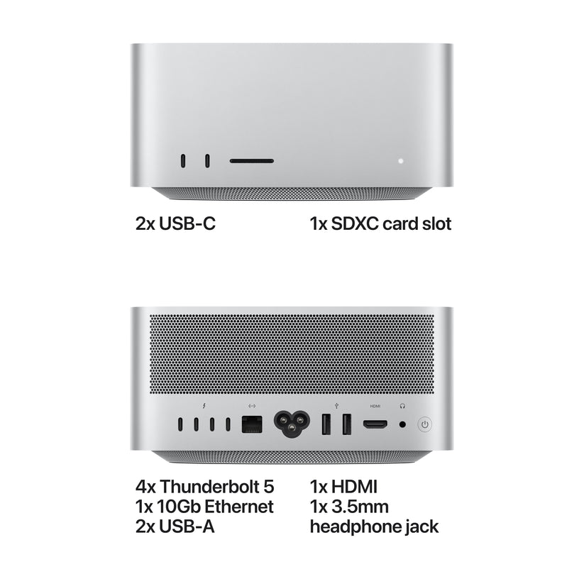 Mac Studio M5 Max sa 18-jezgarnim CPU-om i 32-jezgarnim GPU-om i 512GB SSD-om - iSTYLE.rs