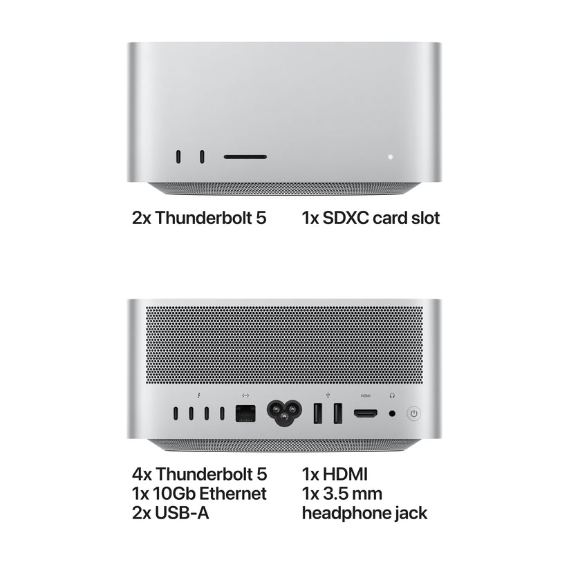 Mac Studio M5 Ultra sa 30-jezgarnim CPU-om i 64-jezgarnim GPU-om i 1TB SSD-om (Copy) - iSTYLE.rs