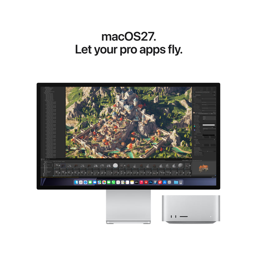 Mac Studio M5 Ultra sa 30-jezgarnim CPU-om i 64-jezgarnim GPU-om i 1TB SSD-om (Copy) - iSTYLE.rs