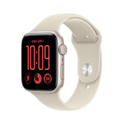 Apple Watch SE 3 GPS 44mm Starlight Aluminium Case with Sand Sport Band - S/M - iSTYLE.rs