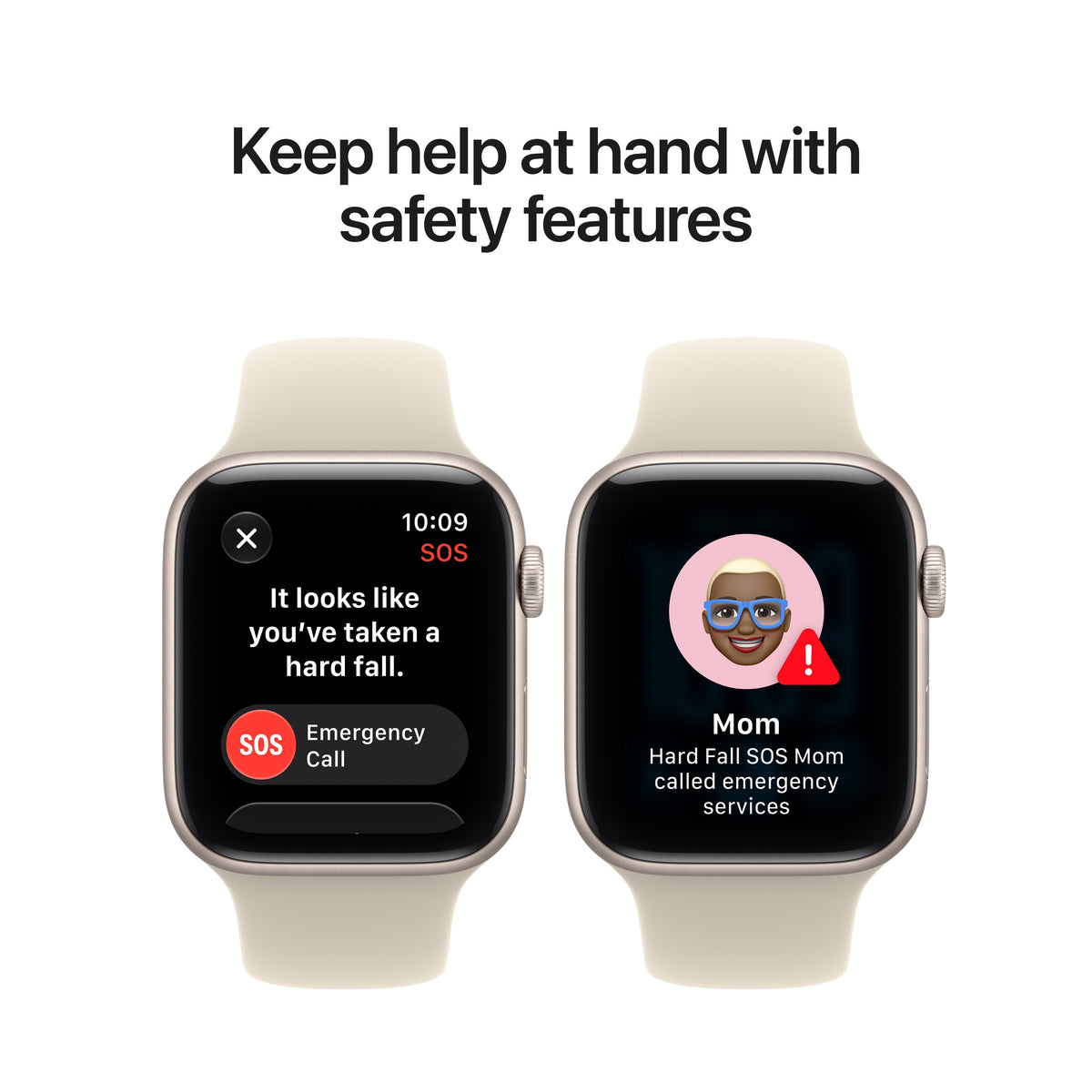 Apple Watch SE 3 GPS 44mm Starlight Aluminium Case with Sand Sport Band - S/M - iSTYLE.rs