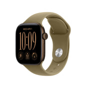 Apple Watch Series 12 GPS 42mm Dark Bronze Aluminium Case with Olive Sport Band - S/M - iSTYLE.rs