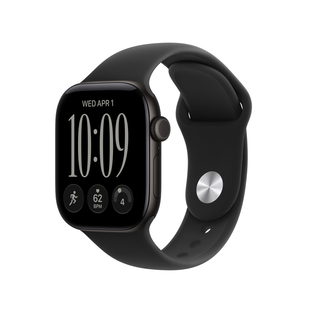 Apple Watch Series 12 GPS 42mm Black Aluminium Case with Black Sport Band - S/M - iSTYLE.rs