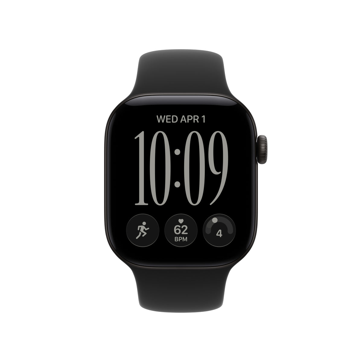 Apple Watch Series 12 GPS 42mm Black Aluminium Case with Black Sport Band - S/M - iSTYLE.rs