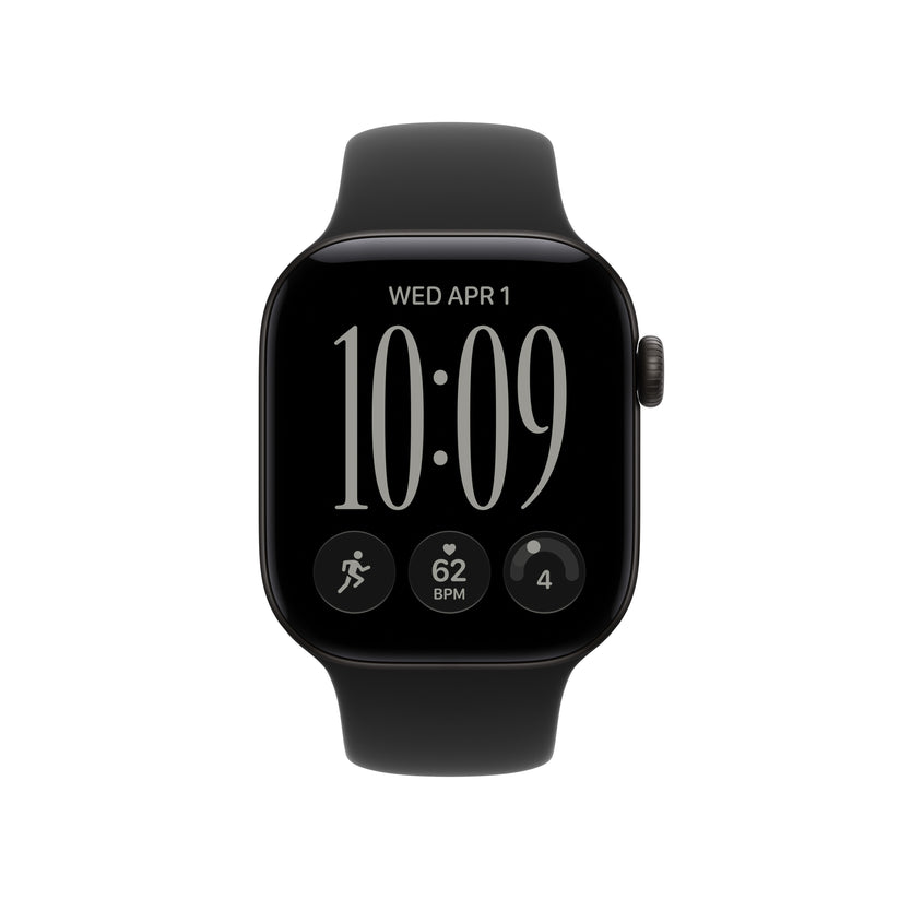 Apple Watch Series 12 GPS 42mm Black Aluminium Case with Black Sport Band - S/M - iSTYLE.rs
